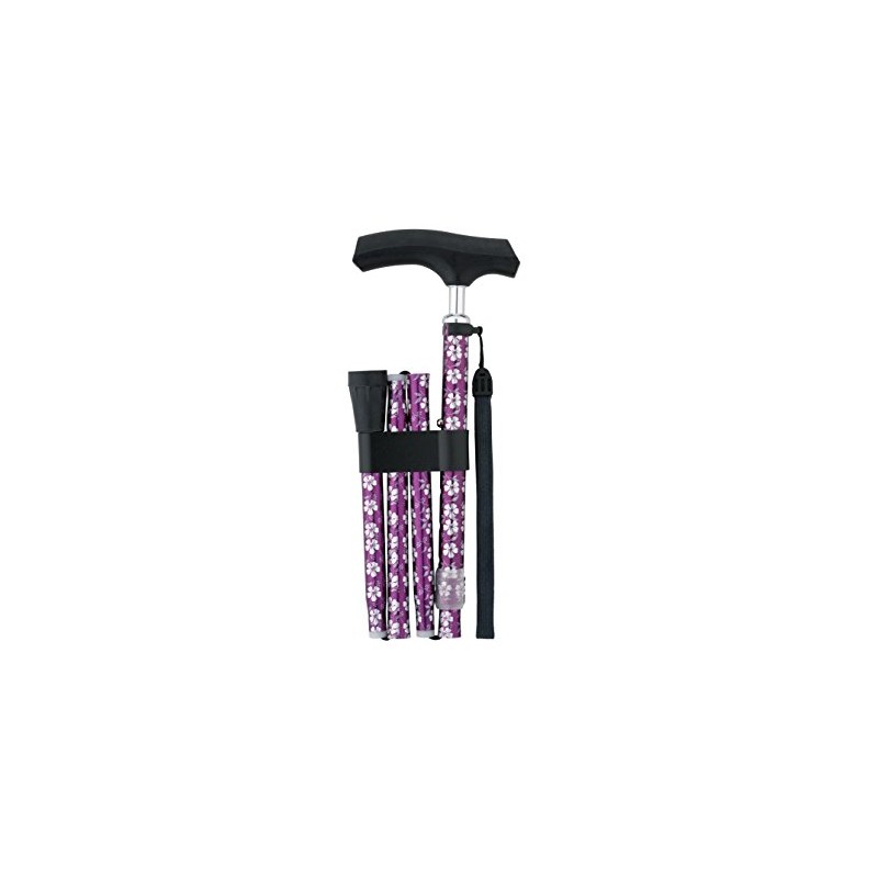 Nakabayashi RQS-K011FP RQ Stick, Narrow Neck Type, Folding Stick, Flower