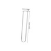 Outanaya 6pcs Clear Test Tube Vases for Hydroponic Plants Transparent