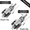 2pcs Integrated Internal & External Pipe Threading Tool with 1/2''
