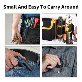 ZOYI ZT-DB03 Voltage Tester Dual Range Non-Contact Electric Tester,AC/DC Sensitivity Electrical Voltage Pen Indicator with NCV, Flashlight, Buzzer Alarm, Wire Breakpoint Finder Temperature