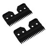 Professional 18 Teeth Hair Clipper Replacement Blades, Zirconia Ceramic Moving