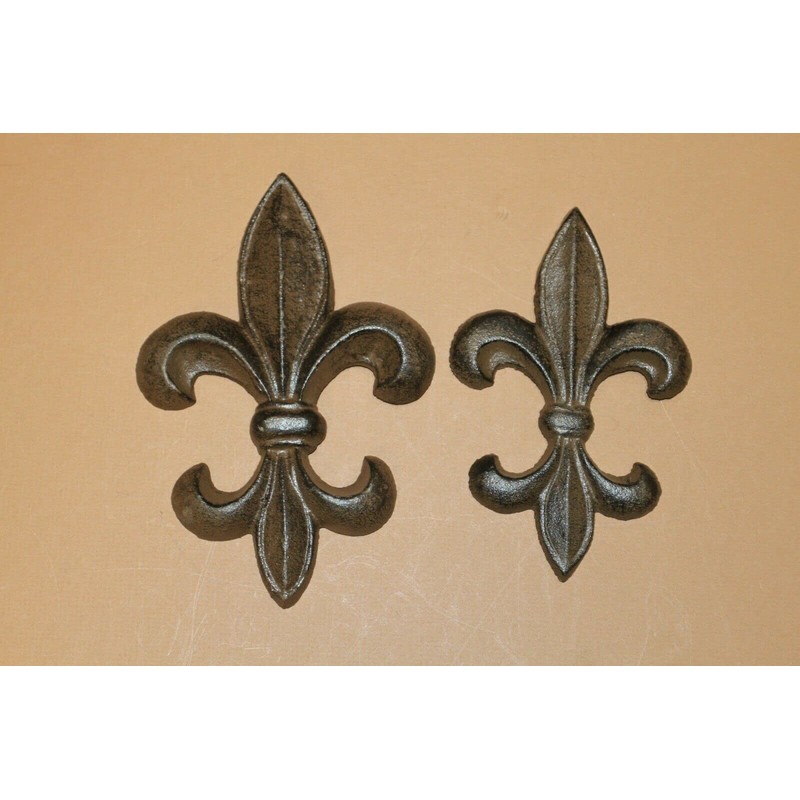 Deluxe Fleur De Lis Bathrobe Hooks (11 1/2") / Emblem