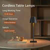 Fizrice Cordless Table Lamp Rechargeable Lamps: 6000mAh Battery Operated Table