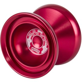 Duncan Toys Windrunner Yo-Yo [Red] - Unresponsive Pro Level Aluminum Yo-Yo with Double Rim, Concave Bearing, SG Sticker Response