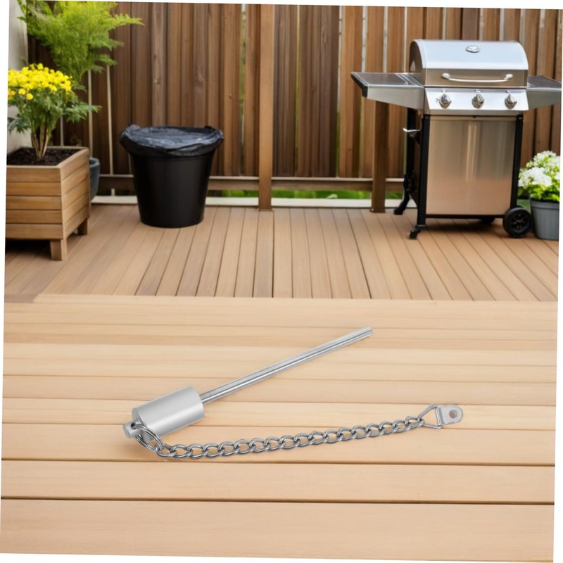 Gatuida Patio Umbrella Pin Chain Stabilizer Metal Fixed Accessory for