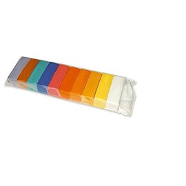 CWR Coloured Plastilla Pack of 10 Assorted Sticks Total 200 g