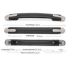 Alriedy Suitcase Handle Replacement 2 Pieces, Luggage Suitcase Handle, 24