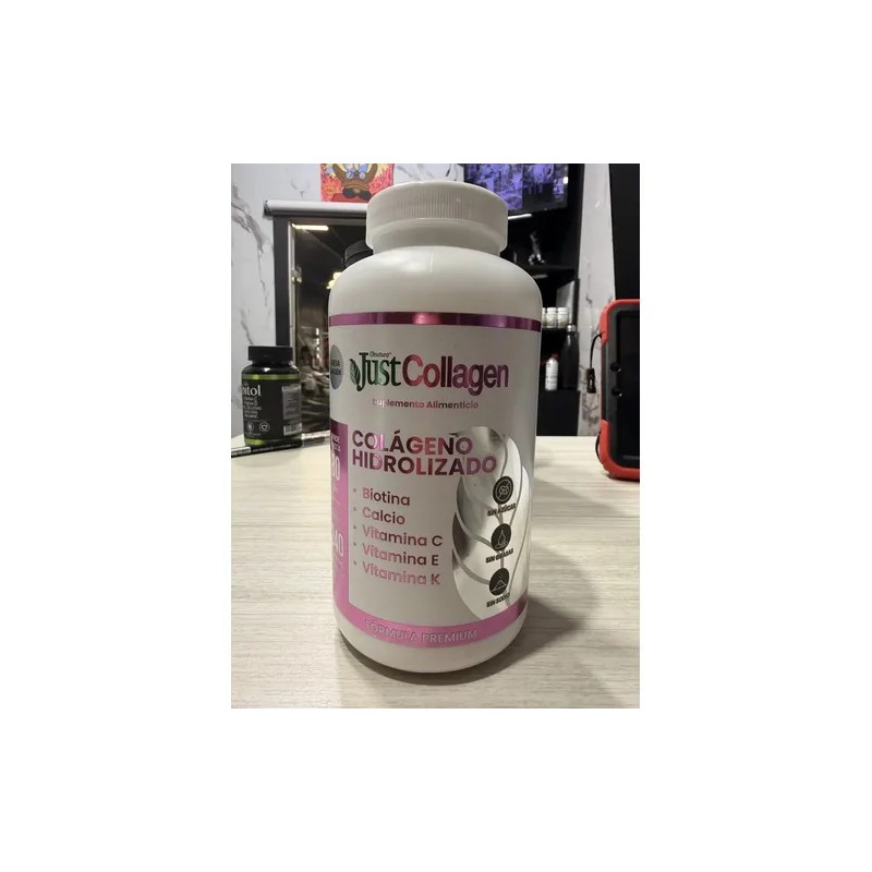 Justcollagen Colágeno Hidrolizado 240tabs 1150mg Cu Sabor Sin Sabor