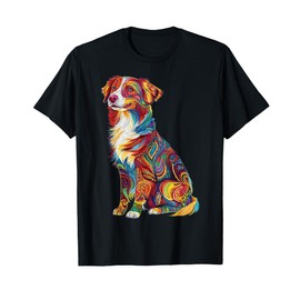 Nova Scotia Duck Tolling Retriever Dog Pet Artwork Mandala T-Shirt