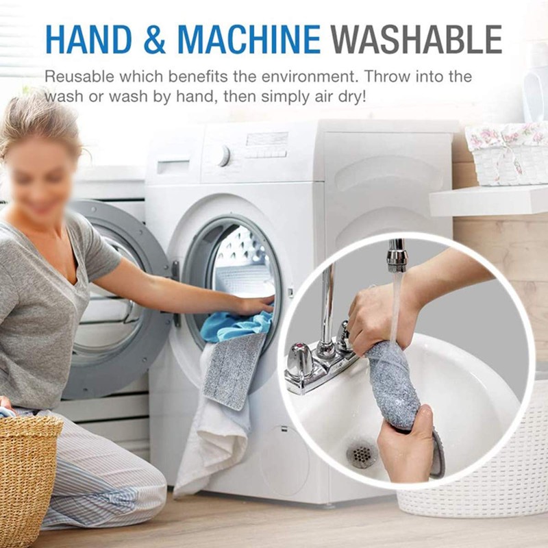 5 x Microfibre Cloth Pads for Mediashop Livington Touchless Mop