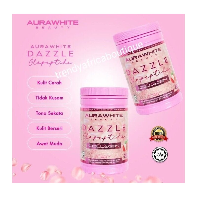AURA WHITE DAZZLE COLLAGEN BEAUTY With CUP. 800g X 1.