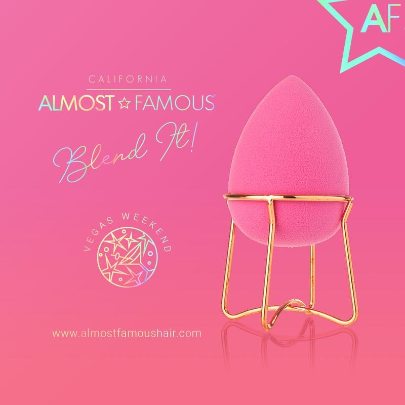 Almost Famous Makeup Blender w/ Rose Gold Stand - Primary