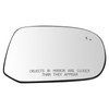 TRQ Right Mirror Glass Clear Passenger Side Compatible with 20-22