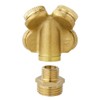 Feelers Brass Misting Spray Nozzle, 1/2" BSPF 4-Holes Small Atomizing
