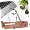 OSALADI 3pcs Headphone Audio Splitter y Adapter Cable for Microphone