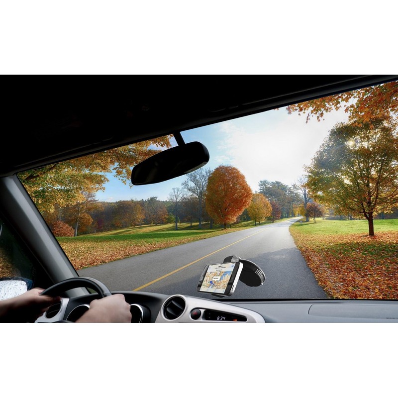 URGE Basics Suction Mount Universal Dashboard Windshield Car Mount for