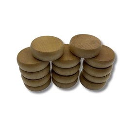 Natural Elite 14 Count Crokinole Discs + Scoring Peg