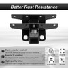 ROMELACK 2" Receiver Rear Trailer Hitch Heavy-Duty Steel Compatible with