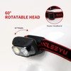 LONLEEYU Faros recargables, linterna LED con sensor de movimiento, diadema