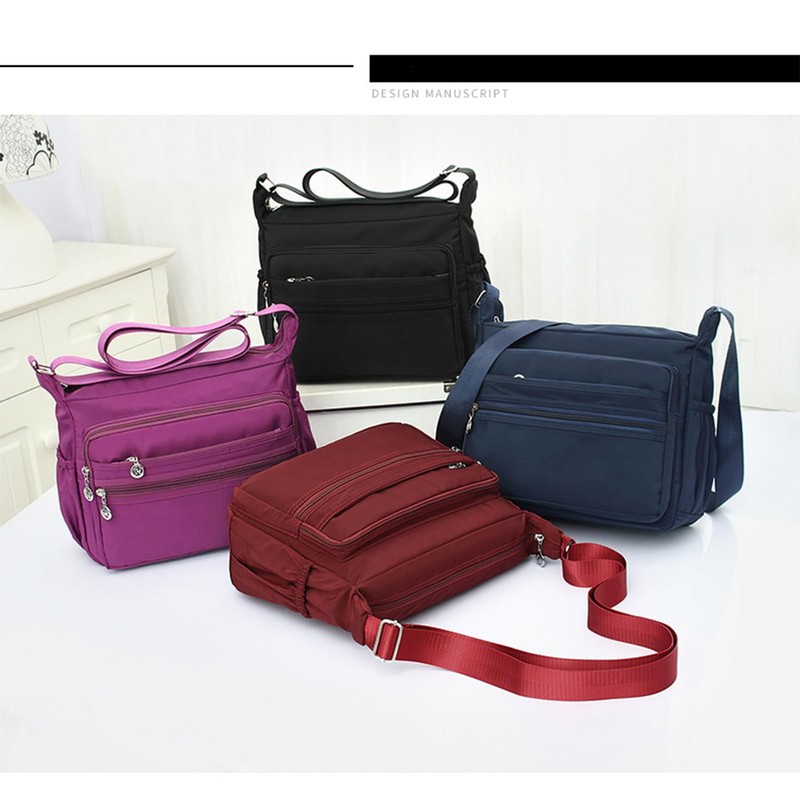 SIRAMO Shoulder Bag, Men's, Women's, Lightweight, Cross-Body Style, Nylon, Many