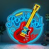 Rock and Roll Live Music Neon Signs for Wall Decor,Cool