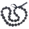 Hawaiian Lei Necklace of Black Kukui Nuts