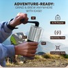 Nocturnal Cafe Manual Coffee Grinder - Conical Burr Grinder, Espresso