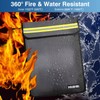 Fireproof Waterproof Money Document Bag - 15"x 11" Safe Zipper