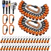 Threlaco 36 Pcs Bit Holder Keychain, 1/4 3/8 1/2 Socket