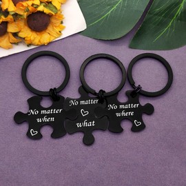 Best Friend Jewelry Sister Keychain Gift Best Friend Gift Keychain Friendship Jewelry Long Distance Friendship Gift Keychain for Girls Teens Graduation Christmas Birthday Gift Friendship Keychain