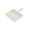 Superio Heavy Duty Plastic Dustpan with Comfort Grip Handle Beige,