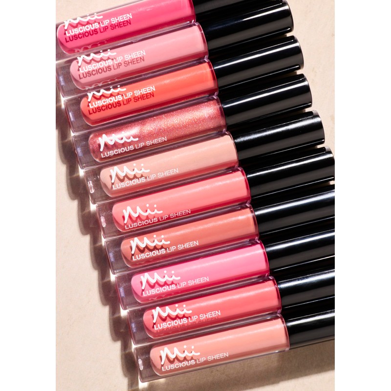Mii Cosmetics Luscious Lip Sheen Lip Gloss | Nourishing Non-Sticky