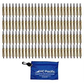 100 Each C3/16 Cleco Fasteners & Pouch (Drill Size #10, Grip 0-1/4") Made in USA