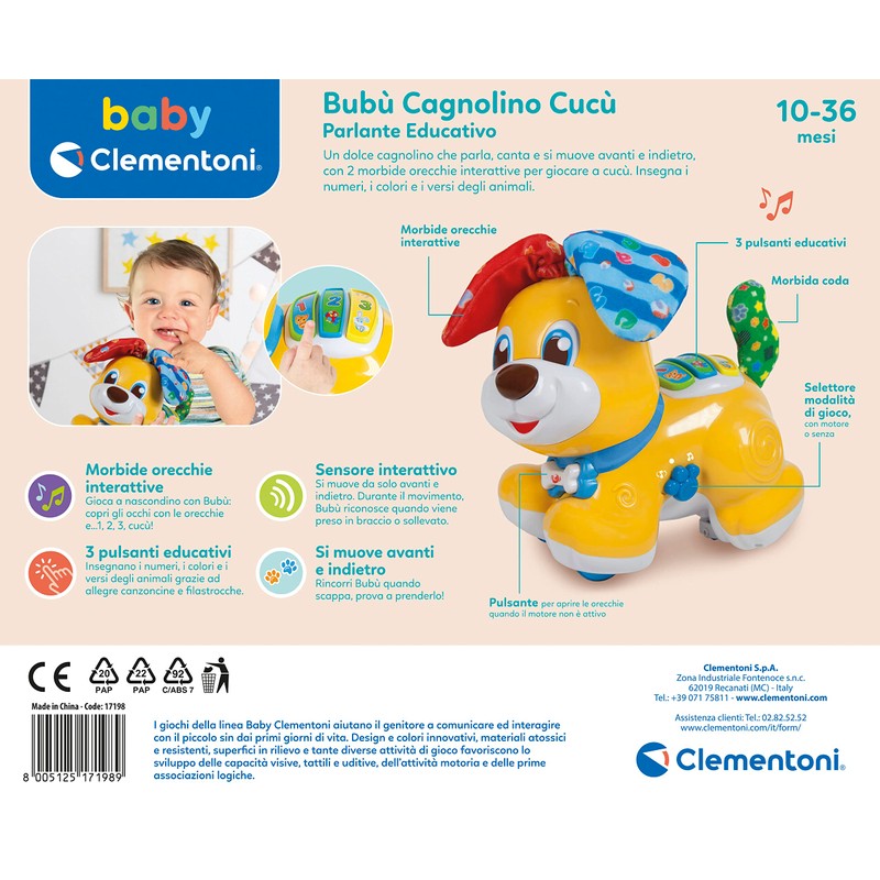 Clementoni: Interaktives Hundespielzeug (evtl. Nicht in Deutscher Sprache)
