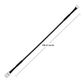 LIGHEID Acrylic Interior Car LED Strip Light Extension Wire 78.7inch, which fit for Dreamcolor&RGB Main Controller and sub-Controller kit (not Including), Not fit dreamcolor 5 in 1(Single Controller)