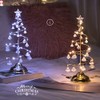 LED Christmas Tree Lamp Battery Powered Spiral Christmas Tree Table