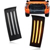 GEEGEETOP Switchback White/Amber Front Bumper Fog Daytime LED Running Light
