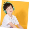 COHEALI Rhinestone Dinosaur Headphones with Mic Wired Headset for School