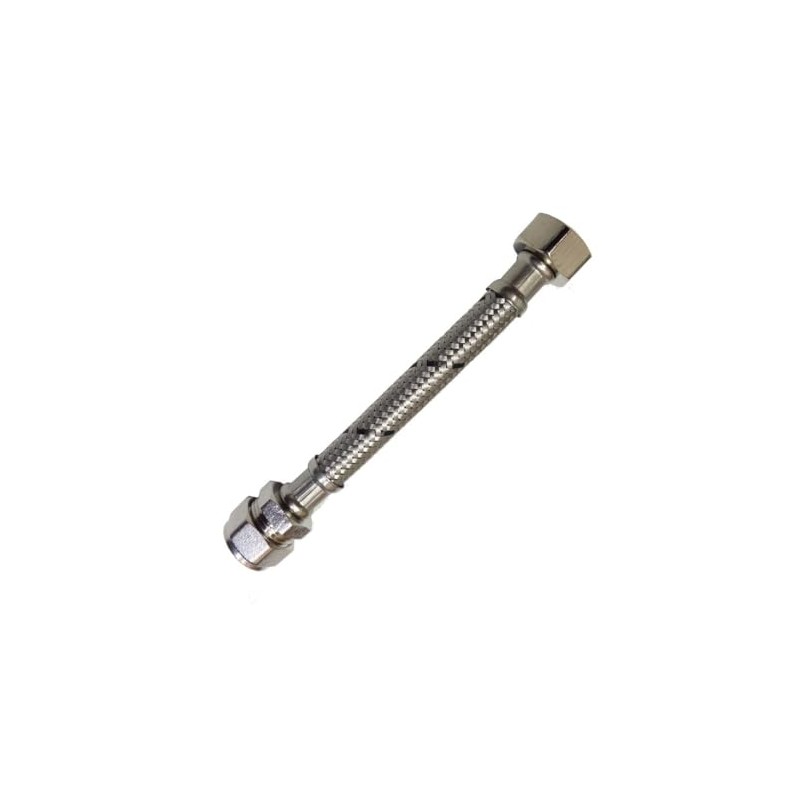 Flexible Tap Hose Connector 15mm x 1/2" Compression 150 Long