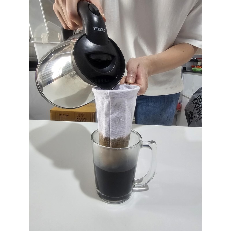 FSBY: Tea/Coffee Filter, Size 3.0 inches, Reusable, Traditional Thai style,