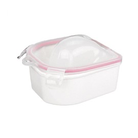 Warm Nail Spa Bowl, Double Layer Resistant Soak Off Bowl, Professional Acetone Hand Manicure Tool for Salon Or Home Use