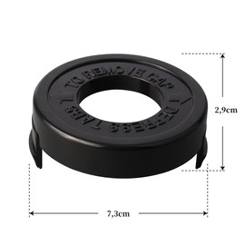 Eyoloty Spool Cover A6226-XJ A6226 Fits Black+Decker GL250,GL310,GL360,GL360SB,CST500,CST800,ST6800,ST7600 ST4000 ST4050 Grass Trimmer, Replacement Spool Cover (2 Spools and 1 Spring)
