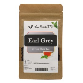 Your ExcellenTea Ceylon Sri Lanka Leaves - Earl Grey Black Loose Leaf Tea Ceylon Sri Lanka Leaves - 250g