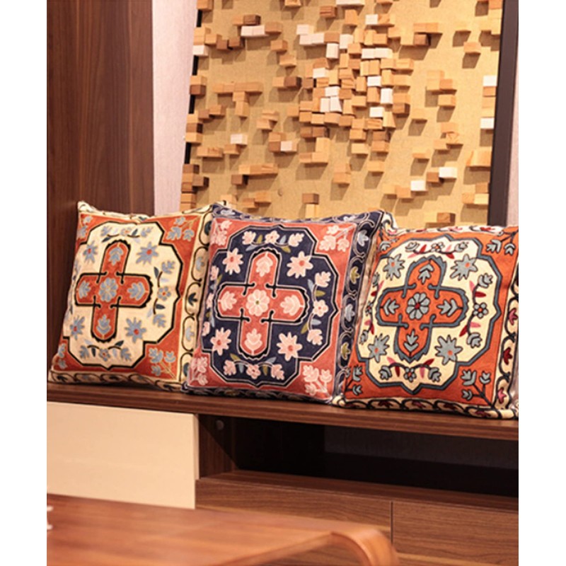 Aimoha Cushion Cover 100% Cotton Asian Taste Cushion Cover 45