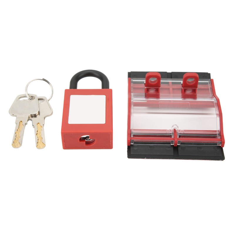 Circuit Breaker Protective Cover Padlock Set Transparent Breaker 4P 25mm