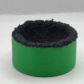 Luna's Ball Washer - Magnetic 3D Printed Golf Ball Washer Compact Portable Device for Quick Cleaning on Golf Balls, Magnetic Design for Easy Attachment:_Green Single 