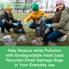 8-Gallon Trash Bags Medium Garbage-Bag - 100 Counts Unscented Strong