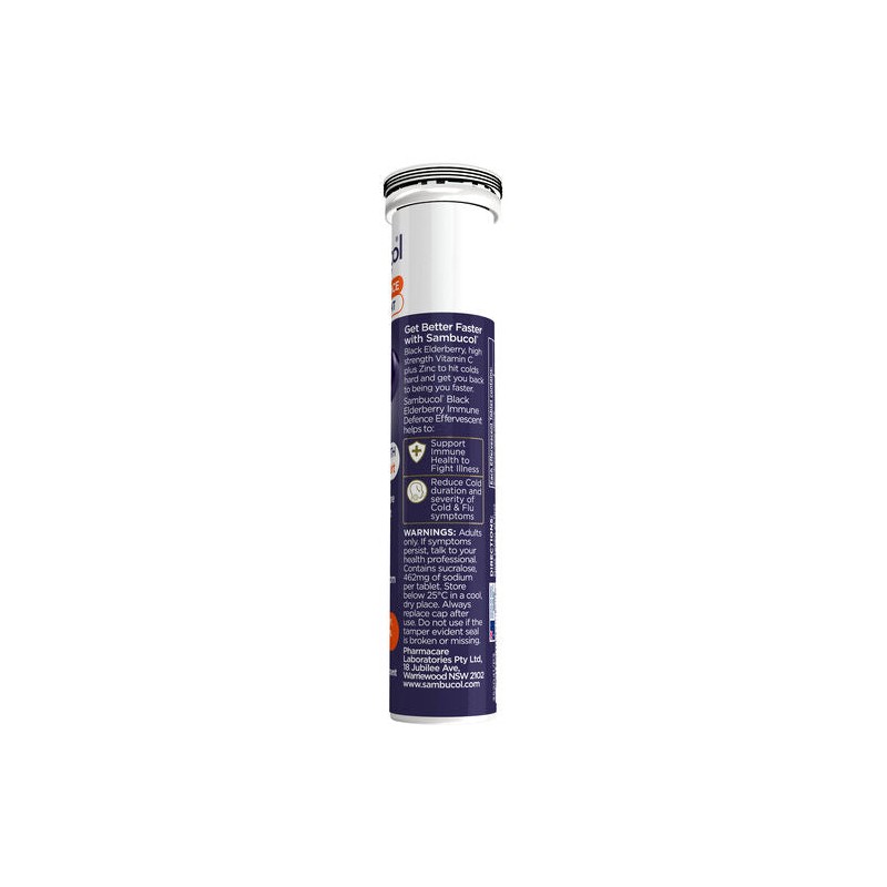 Sambucol Black Elderberry Immune Defence 15 Effervescent Tablets