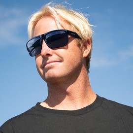 CARVE Vendetta Polarized Sunglasses – Gloss Black Rectangular Frame with Grey Lenses for Everyday Edge