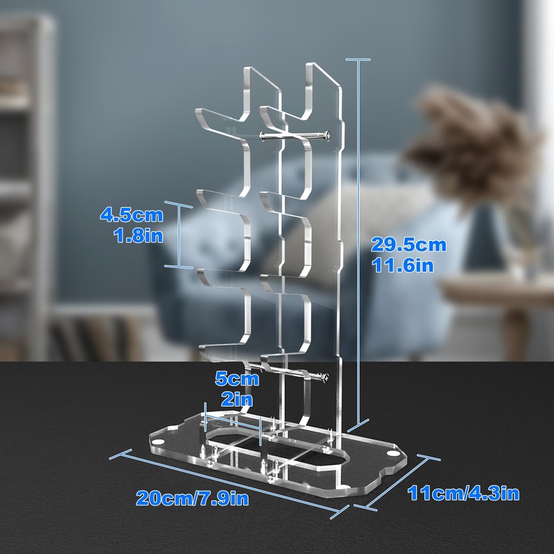 Cosmos Acrylic Knife Display Stand, Pocket Knife Holder EDC Knife